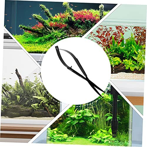 KESYOO 2pcs Household Aquascaping Scissor Tool Spring Scissors for Fish Tank Plant Trimming Aquatic Plant Scissors for Aquarium Maintenance and Pruning