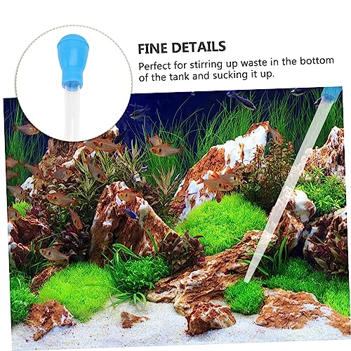 BESPORTBLE 3pcs Aquarium Clean Pipette Dropper Fish Tank Cleaner Vacuum 50ml Tool Kit for Aquarium Cleaning Chemical Safe Dropper for Water Change
