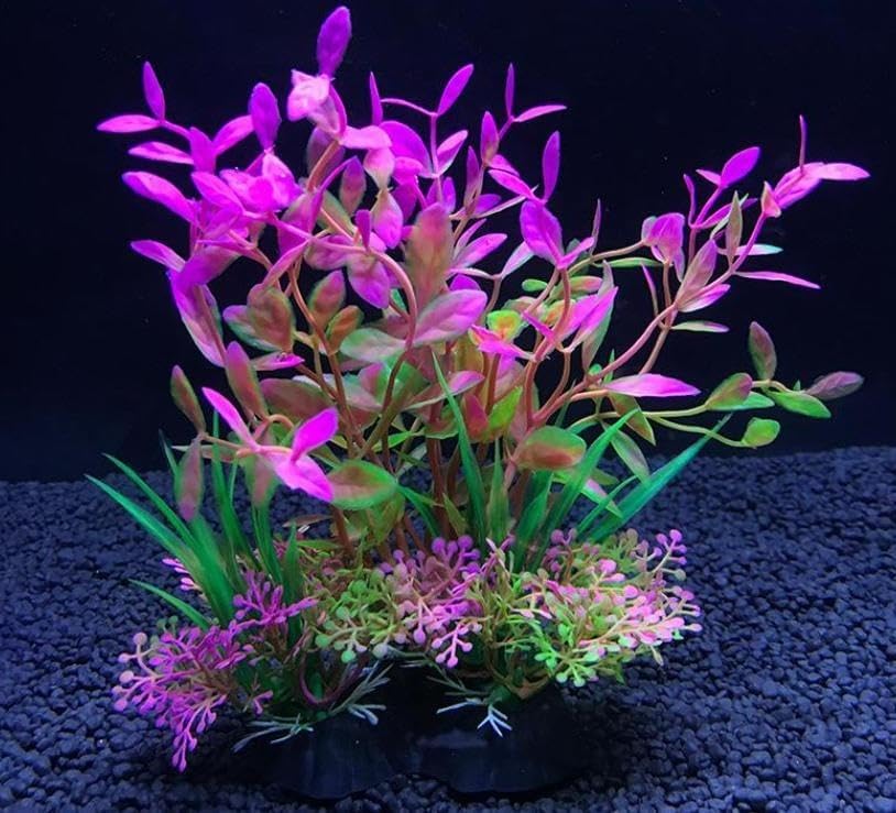 Artificial Aquarium Decor Plants Water Plastic Ornament Aquatic Plant Fish Grass Decoration Accessories ﻿ (Style B)