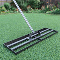 Lawn Leveling Rake 30"x10" with 78" Adjustable Stainless Steel Extened Handle,Heavy-Duty Leveling Tool for Garden, Yard & Landscaping