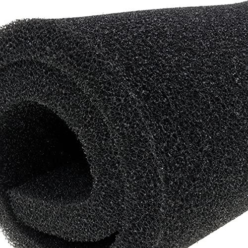 AFA Aquarium Filter Media Sponge Pad, Fish Tank Bio Open Cell Coarse Foam Block Foam Pre Filter Sponge Material (12" x 36" x 1" 25ppi) - size: 12" x 36" x 1" 25ppi