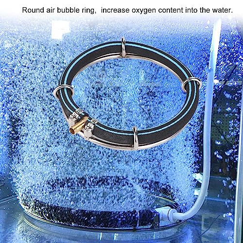 Aquarium Round Air Bubble Diffuser, Dia 25cm/9.8in Fish Pond Oxygenation Bubbler Aquarium Aerator Fish Tank Bubble Generator Aquarium Bubble Stone