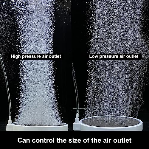 boxtech Air Stones for Fish Tank - 3.2 Inch Aquarium Ultra-High Dissolved Oxygen Diffuser Bubbler, Nano Oxygen Aerator Stone for 30-70 Gallon Hydroponics and Aquarium (Air Pumps not Included) - size: 3.2 inch for 30-70 gallon tanks