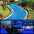 Sasylvia 3000 Pcs Glow in The Dark Rocks 1 Inch Glow Rocks 12.6 LB Garden Glow in The Dark Stone Outdoor Glow in The Dark Pebbles for Landscaping Walkway Pathway Backyard Fish Tank Plant (Dark Blue) - color: Dark Blue