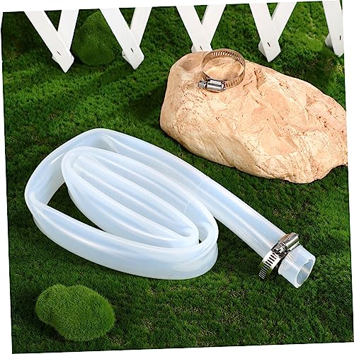TEHAUX Silicone Tube Set Flexible PVC Hose for Home Brewing Water Oil and Air Transfer 5m Length with Clamps