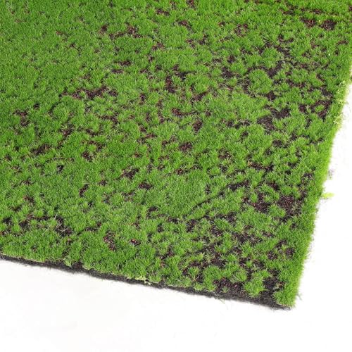 79" x 40"Artificial Moss Mat - Realistic Faux Green Moss Grass for Indoor & Outdoor Decor - Soft, Lush & Natural Looking Turf for Fairy Gardens, Home, Office, Patio, Wedding & DIY Crafts - color: A, size: 79" x 40"