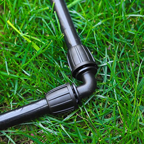 1/2 inch Irrigation Fittings Elbow Connectors For (1/2" ID x0.6-0.63" OD) 16mm Drip Tubing Barbed Connectors-10 Pcs/pack - size: 1/2 inch Elbow