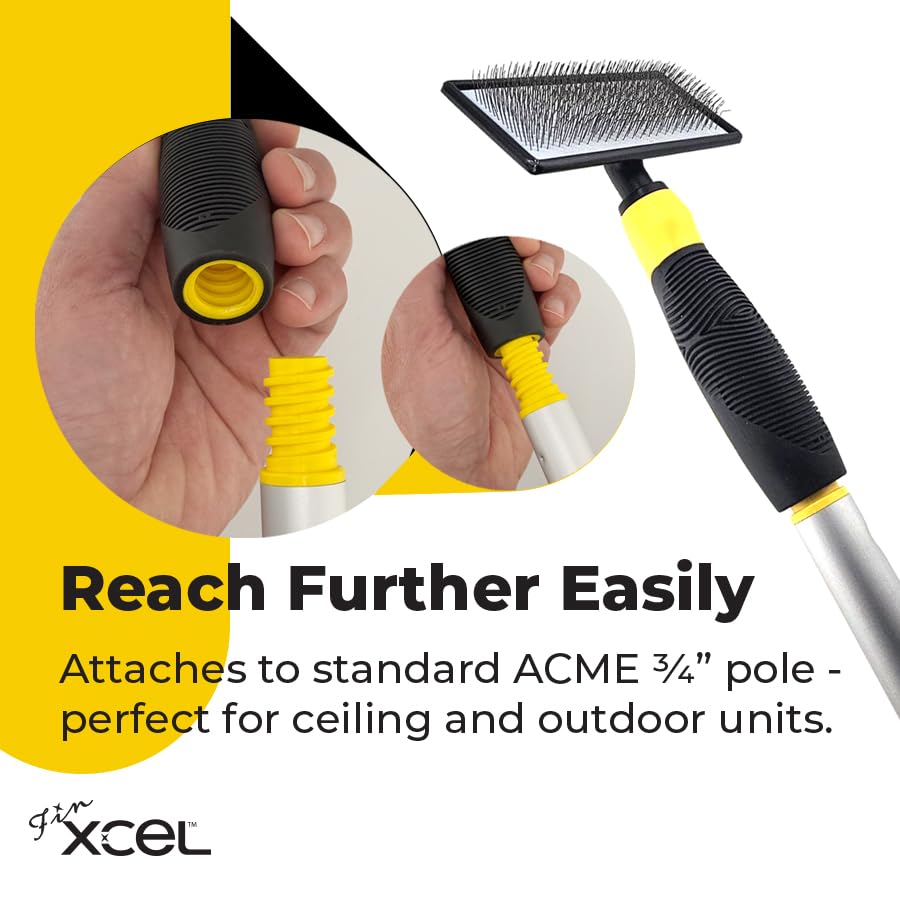 HVAC Coil Cleaner Brush for AC Evaporator & Condenser Coil Cleaning