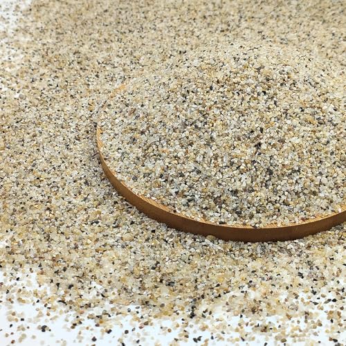 FANTIAN 20 lbs Aquarium Sand, 0.6-1.2 mm Aquarium Substrate for Freshwater Fish Tank. Decorative River Rocks Gravel for Fish Tank, Plants Potted, Fire Pits, Candle, Vase and Crafts - color: Mixed, size: 20 LB