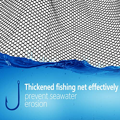 SAN LIKE Fishing Net Fish Landing Net Collapsible Fish Net with Anti-Slip Telescoping Rubber Pole Handle for Kids Adults in Saltwater Freshwater Multi-Size Extending to 37/42/43/51/69/71/89/98inch - color: 2pack-Aluminum pole,length 31" to 51"