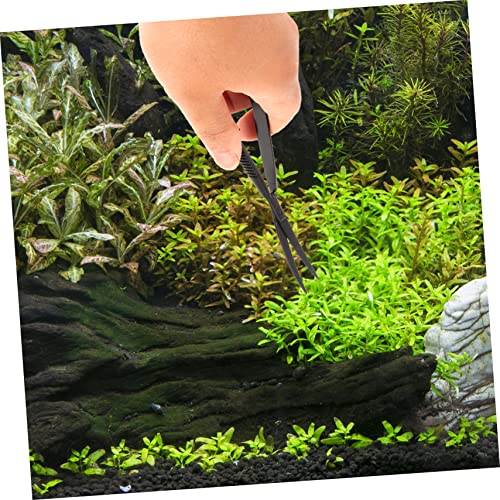 Aquarium Trimming Scissors Aquascaping Tool for Easy Plant Care Fish Tanks Curved Design for Precision Trimming and Pruning of Aquatic Plants