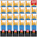 AROIC Acrylic Paint Brush Set, 36pack/360pcs Nylon Hair Paint Brushes, for Oil Painting Rock Body Painting, Artist Amateur Craft Paint Brushes Supplies, Children Adult Painting Small Paint Brush Set. - color: Blue, size: 360pcs