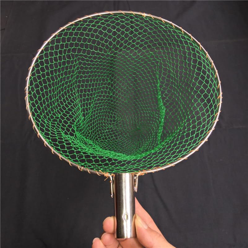 Abaodam Durable 9.84 Inch Fishing Net Head Lightweight Replacement Mesh for River Lake Stream Fishing Landing Net and Fish Catching
