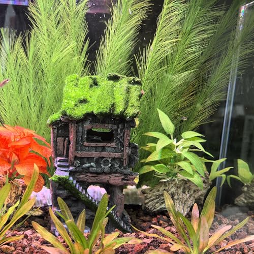 M2cbridge Fish Tank Artificial Silk Green Water Plants Aquarium Decor Soft Grass 3 Pack, 8" - color: 3pcs,8"