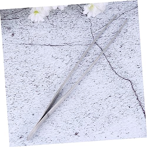 Kisangel 1set Stainless Steel Aquarium Tool for Aquascaping Cleaning Supplies Tweezers Scissors Spatula and Storage Bag for Fish Tank Plant Maintenance