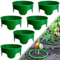 EBaokuup 6 Pcs 10 Inch Planting Grow Rings-Planting Protective Round Edging to Separate Rock and Pest-Planting Rings for Vegetables, Herbs and Flowers - color: 10 Inch