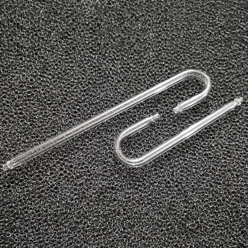 2PCS Glass U Shape Tube for Aquarium Air Pump Fish Tank Aquarium CO2 Diffuser Connect Tube