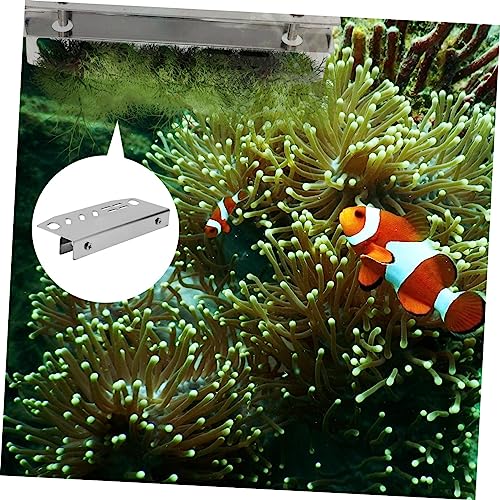Yardwe 1Pc Aquarium Tool Holder for Fish Tank Cleaning Storage Rack for Scissors Tweezers and Scrapers Lightweight and Easy to Install