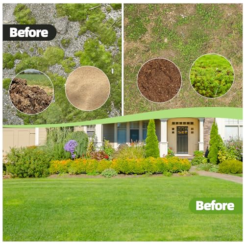 GARDTECH 30×10 Anti-Flip Lawn Leveling Rake,76” Adjustable Handle | Heavy Duty Stainless Steel,2mm Plate, for Topdressing, Sandbox, Garden Beds, Lawn Repair,Dog Spots