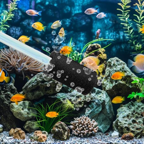12PCS Pre Filter Sponge, 0.8" Aquarium Filter Sponge Aquarium Intake Sponges Replacement AquariumSponges Foam Roll for Fish Tank