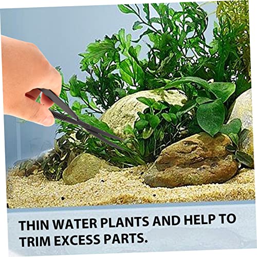 BESPORTBLE Aquatic Plant Scissors for Easy Trimming Spring-Action Tool for Aquarium Maintenance and Aquascaping for Underwater Plant Care