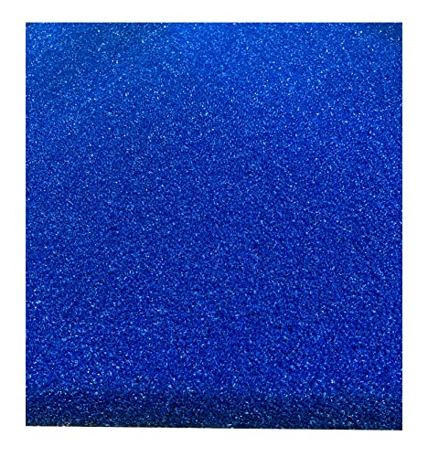 Aquarium Bio Sponge Filter Media Pad, 23.6" x 17" x 2", Open Cell Foam Cut-to-fit Matten Filter Fish Tank Sump Divider