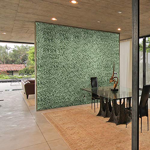 TANG 20"x20"-1PC Artificial Greenery Boxwood Panels Grass Wall Panel, Faux Privacy Fence Ivy Screens Backdrop Fake Hedge for Indoor Outdoor Wedding Décor, Green White Buxus Boxwood - color: Green White Buxus Boxwood, size: 20"x20"