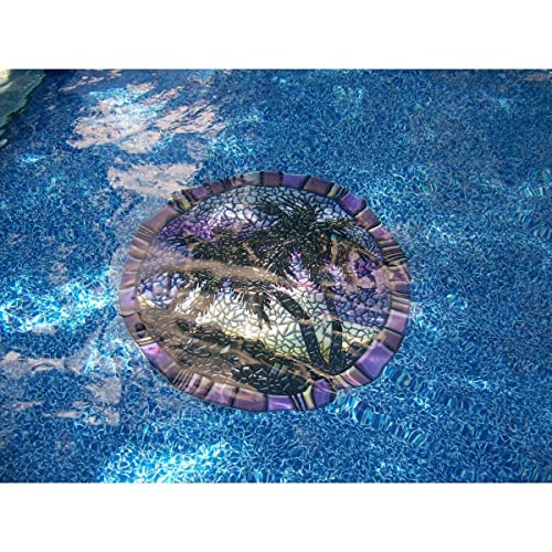 Custom Monogram Design Pool Mat, Decorative Pool Emblem, Choose Leter and Size, Easy to Install and Remove - size: 29" in Diameter, style: Letter "L"