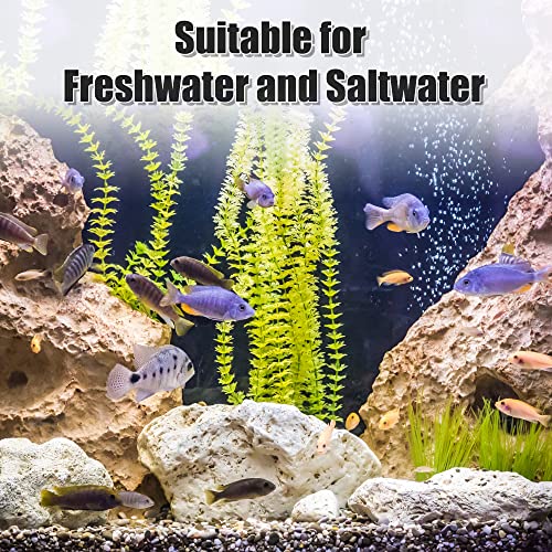 Aquarium Decorations Hideaway Rock Cave, Ceramic Fish Tank Decoration Stone for Aquatic Pets to Breed Rest, Gray 3.66x2.60x2.05 Inches