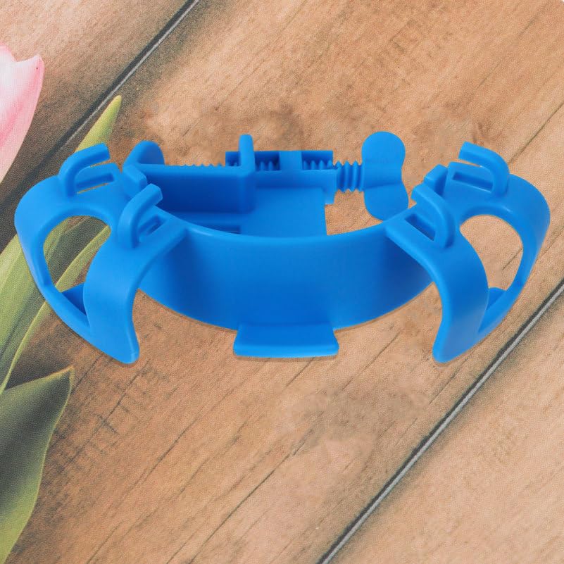 Mikikit 2pcs Sturdy Abs Water Pipe Holder Clips for Fish Tank Easy to Install Aquarium Hose Fixing Clamp Space Saving Design for Tubing