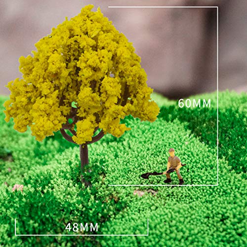 Miniature Fairy Garden Decoration Accessories Simulation Tree Garden Sculptures Statues,Yard Outdoor Decor for Patio - size: Trees