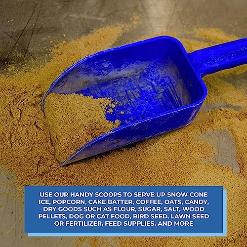 Vikan Remco 63005 Color-Coded Plastic Hand Scoop - BPA-Free Food-Safe Kitchen Utensils, Restaurant and Food Service Supplies, 16 oz, White - size: 16 oz