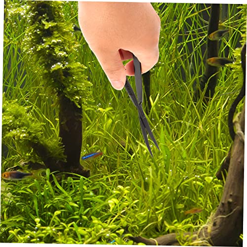 Aquarium Plant Scissors Spring Trimmer for Aquascaping and Terrarium Maintenance Ergonomic Design for Precise Plant Grass and Aquarium Decoration