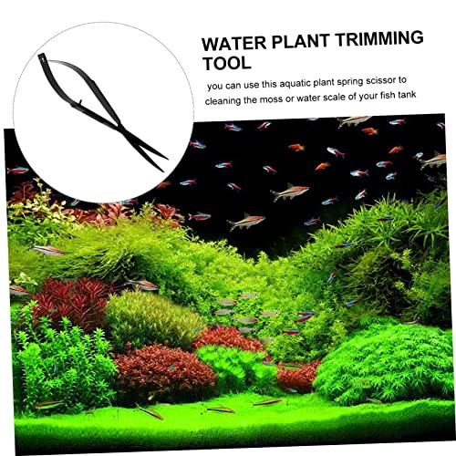 Aquarium Plant Trimmer Scissors Aquascaping Tool for Precise Trimming and Pruning Fish Tanks Easy to Use Compact and Efficient for Aquatic Plant Care