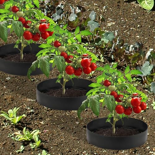 30 Ft Planting Grow Rings with 30 PCS Spikes Plant Rings for Outdoor Plants Planting Ring for Separate Rock and Maintain Moisture (30)