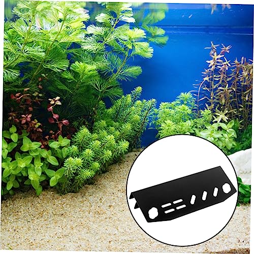 Kisangel Aquarium Tool Holder for Fish Tank Scissor Storage Rack Multiple Slots for Aquatic Plant Maintenance Lightweight and Organizer Easy Installation for Aquatic Tools