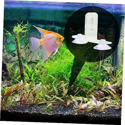4sets Aquarium Divider Clips Cups Isolation Board for Fish Tank Separation and Breeding Transparent Design for Easy Installation