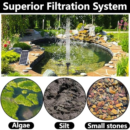 10 Pcs Pond Filter Maintenance Kit, Pond Filtration Replacement Pads, Filter Foam Pad Media Set for Model 5 in 1 300 Gal and 6 in 1 900 Gal Water Pump Improving Outdoor Water Quality