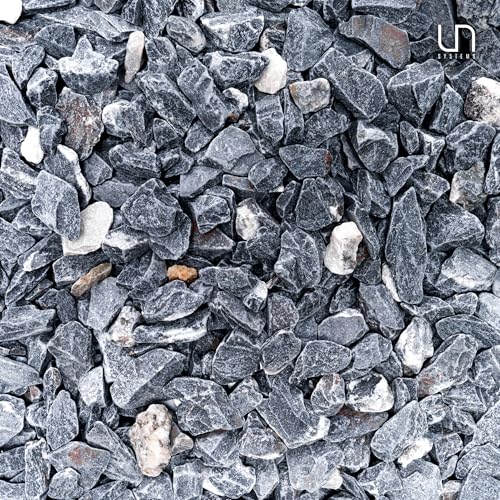 UNS Accent Stone - Aquascaping Hardscape for Freshwater Aquarium Aquascape - Shrimp, Turtle, Betta Fish Tank Decoration - Blue Gray Substrate Gravel for Terrariums - Seiyru Mountain Gravel, 3 lb - size: Gravel - 3LB