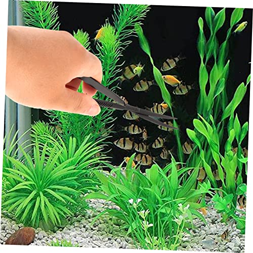 Garneck Aquarium Plant Scissor Portable Aquatic Trimmer for Precision Aquascaping Ergonomic Design for Fish Tank Maintenance Water Grass Supply Tool