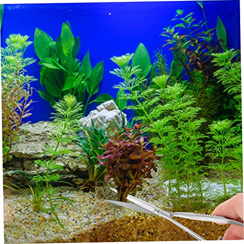TOYANDONA Aquarium Spring Scissors Professional Aqua Plant Clipper for Cleaning and Trimming Water Grass Accessories Fish Tanks Durable and Flexible Design