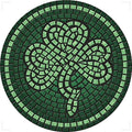 Decorative Pool Art - Poolmat - 50+ Designs Easy to Install and Remove - size: 29" in Diamater, style: Shamrock