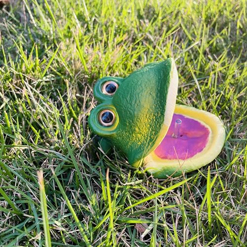 Aquarium Frog Air Bubbler Decorations - Aerating Action Frog Open Mouth Ornament, Oxygen Bubble Resin Crafts for Aquarium Fish Tank Decor