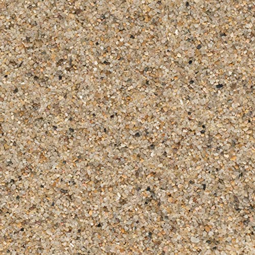 LANDEN Namale Aquarium Sand 22 lbs (6L), Super Natural for Aquarium Landscaping, Cosmetic Sand for Plant Tank, Fine Grain Natural Color River Sand for Freshwater or Blackwater Biotope Tank - size: M,3Lx2pks(22lbs)