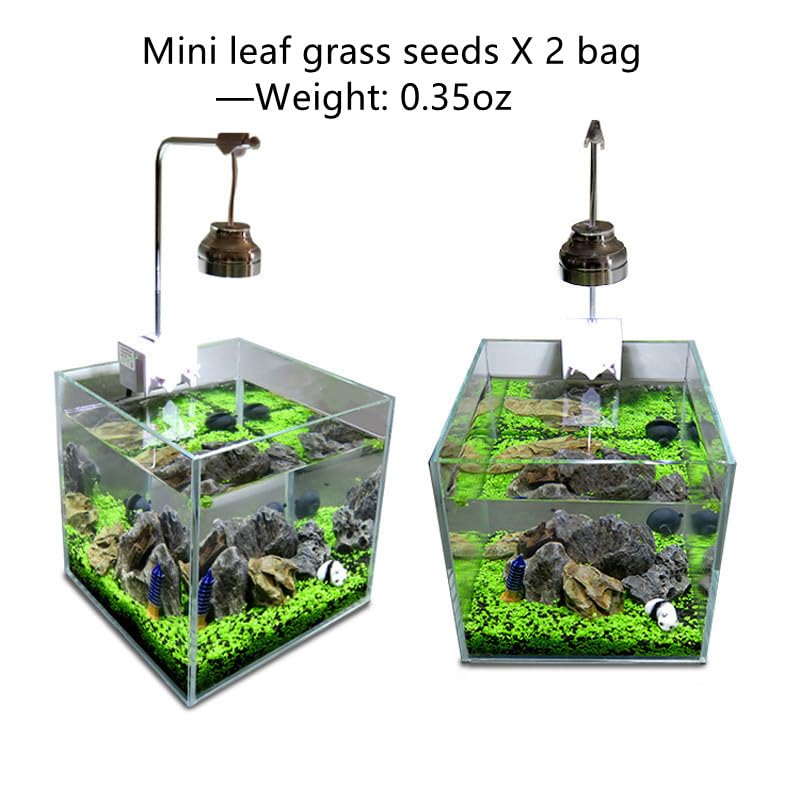 Aquarium P.l.a.n.t for Fish Tank Not Plastic Artificial P.l.a.n.t , 2 Pack , 0.7 Ounces