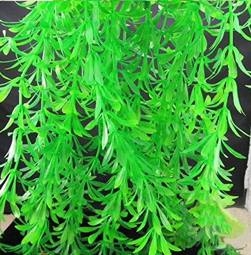 Honory99 40-100CM Simulation Fake Plants Aquarium Grass Landscaping Ornament Decorations