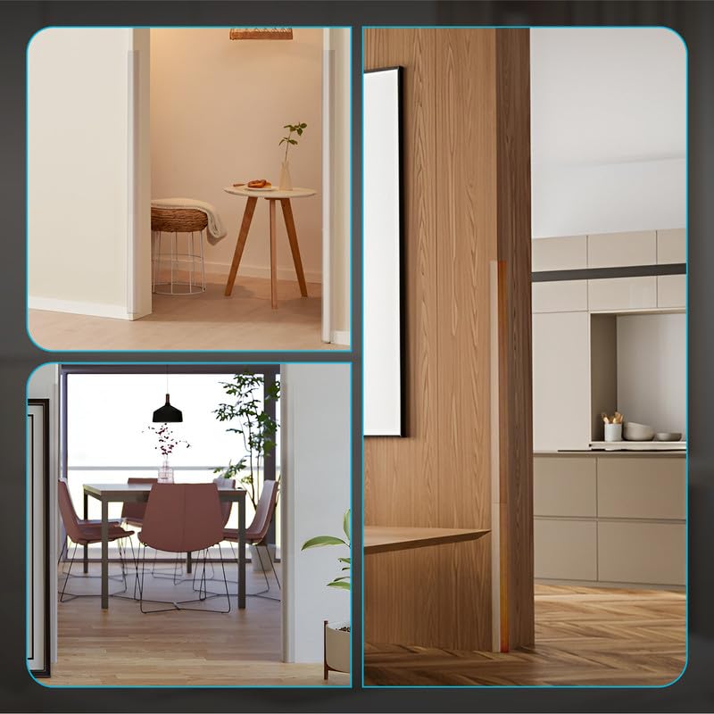 Proflex Wall Corner Protector - Clear 2 inch x 36 inch - Pack of 6 - Self Adhesive Corner Guards for Walls Edge Protection – Easy to Apply – No Tools Needed - color: Clear, size: 2 x 36 In - (6PCS)