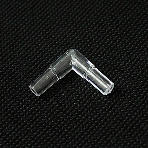 Aquarium Airline Tubing Connectors I T L Y 40pcs Fish Tank Air Tube Adapters for 3/16 '' Air Line Hose - color: Clear