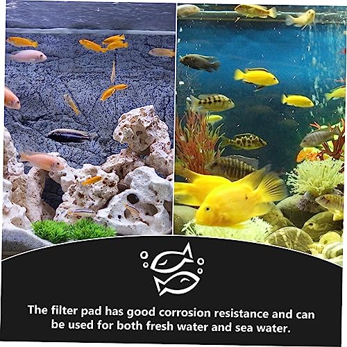 Toyvian 5pcs Aquarium Bottom Pad Fish Tank Divider Sand Separating Plate for Water Circulation and Filtration for Freshwater and Tanks