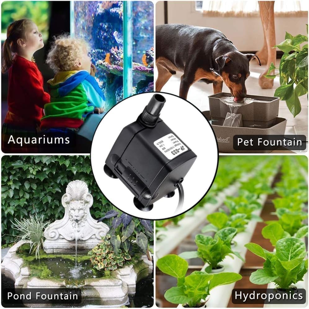 8W Ice Machine Water Pump Circulation Pump Compatible with Ice Maker (JP-033)
